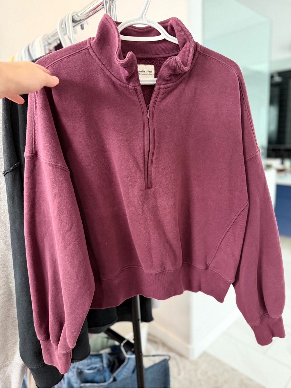 Abercrombie & fitch - 1/4 zip sweater - M